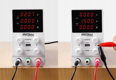 ZASILACZ LABORATORYJNY PRECYZYJNY 30V 10A REGULOWANY + USB 5V KD5870