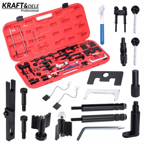 Zestaw Blokad Rozrządu Silników 36 Elementów VW AUDI 1.2 12V 1.9 2.0 TDI