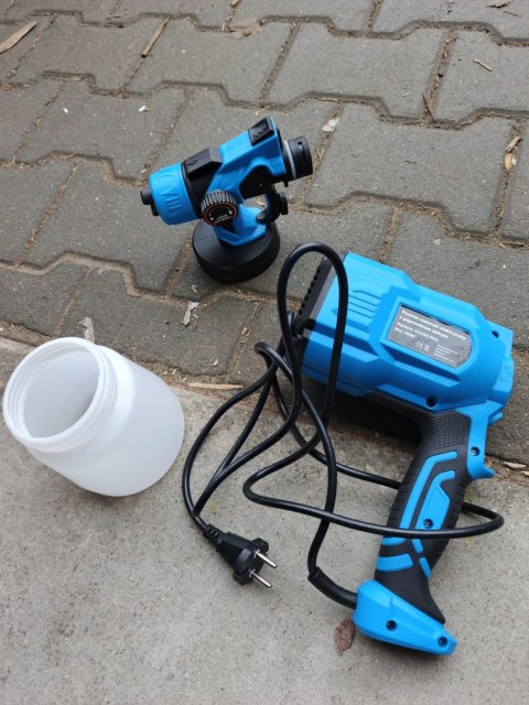 OUTLET W1427 MALARSKI PISTOLET AKUMULATOROWY DO MALOWANIA ŚCIAN MOCNY
