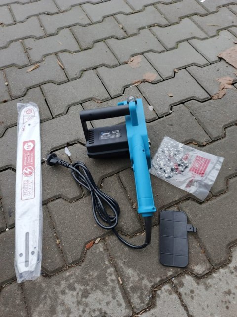 OUTLET W1531 PIŁA ELEKTRYCZNA PILARKA DO DREWNA MOCNA PROWADNICA ŁAŃCUCH