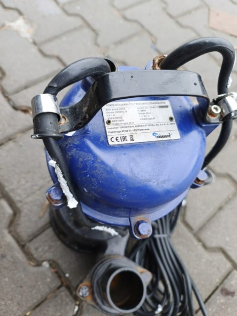 OUTLET W1533 POMPA DO WODY BRUDNEJ SZAMBA Z ROZDRABNIACZEM ZATAPIALNA