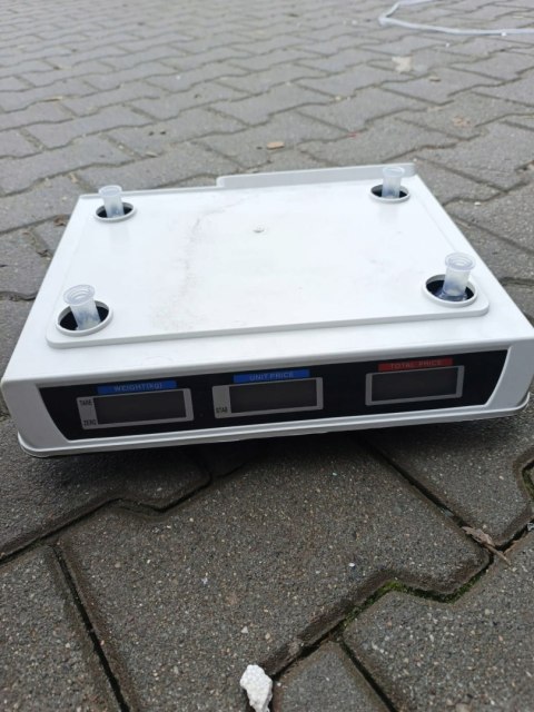 OUTLET W1551 ELEKTRONICZNA WAGA SKLEPOWA MAGAZYNOWA LCD KALKULACYJNA