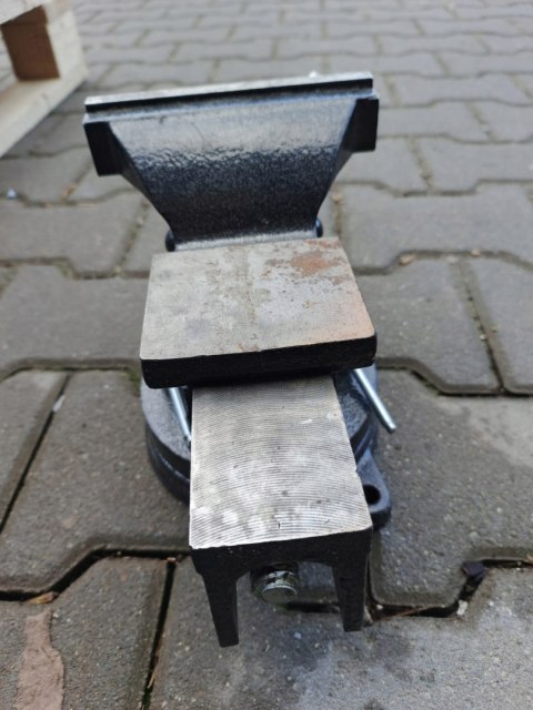 OUTLET W1561 Imadło ŚLUSARSKIE Z KOWADŁEM OBROTOWE 360st. MOCNE SOLIDNE