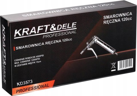 Smarownica Ręczna Tłokowa 120 ml Dysza Dozująca Kraft&Dele