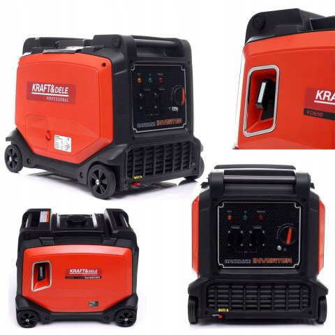 Agregat Prądotwórczy Jednofazowy inwertorowy 4,3 KW Benzyna Kraft&Dele
