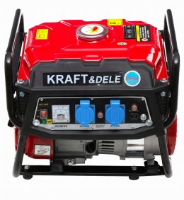 Agregat Prądotwórczy Przenośny Jednofazowy 230V/12V 1500W 3KM Kraft&Dele