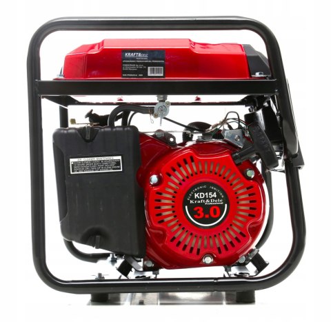 Agregat Prądotwórczy Przenośny Jednofazowy 230V/12V 1500W 3KM Kraft&Dele