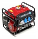 Agregat Prądotwórczy Przenośny Jednofazowy 230V/12V 1500W 3KM Kraft&Dele