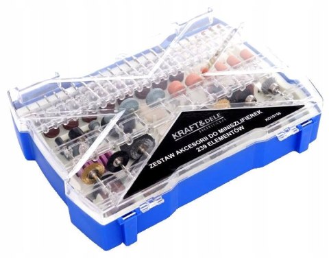 Akcesoria Zestaw do Mini szlifierki 239 Elementów Szlifowanie Polerowanie