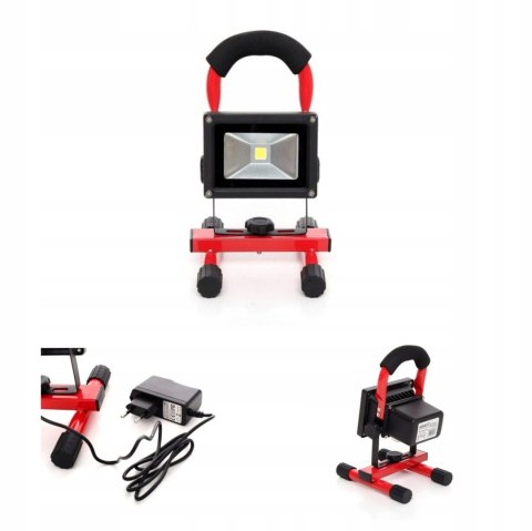 Halogen biały ciepły lampa akumulatorowa 2000 lm 20 W lampa budowlana