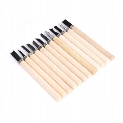 Kraft Dele KD11774 Dłuta rzeźbiarskie 12 szt.