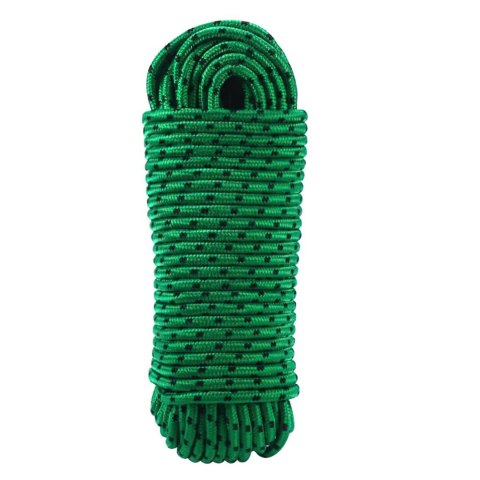 Lina Wielofunkcyjna 12 mm x 50 m Zielona Ogrodowa Namiotu KRAFT&DELE