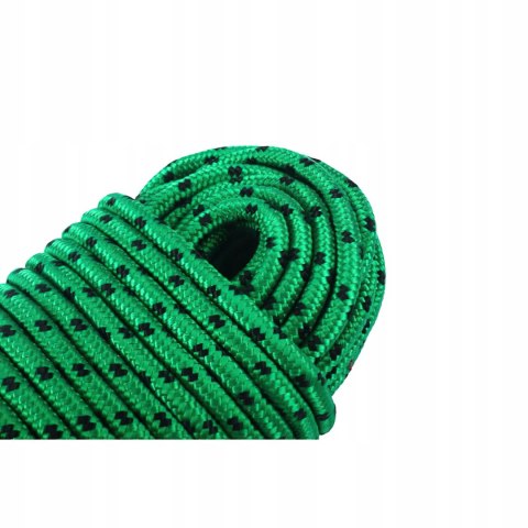 Lina Wielofunkcyjna 12 mm x 50 m Zielona Ogrodowa Namiotu KRAFT&DELE