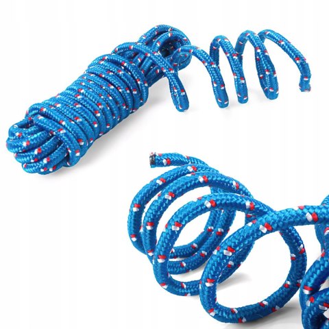 Lina Wielofunkcyjna 14 mm x 10m Niebieska Ogrodowa Namiotu KRAFT&DELE