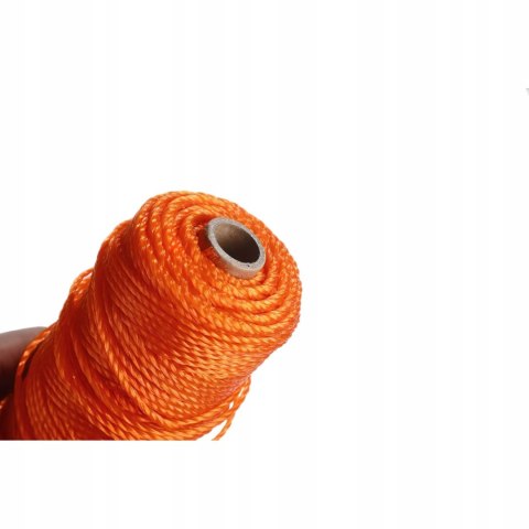 Lina Wielofunkcyjna 2mm x 100m Pomarańczowa Ogrodowa Namiotu KRAFT&DELE