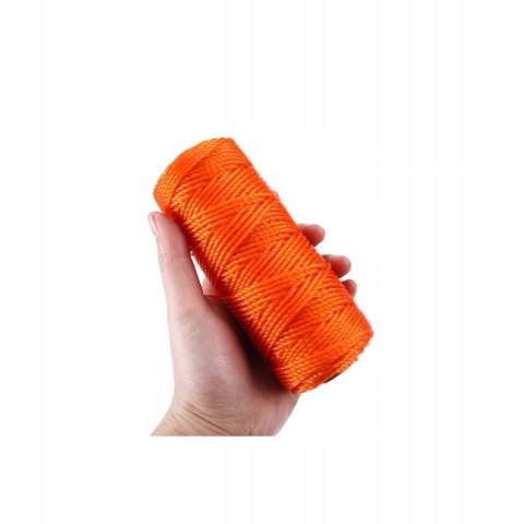 Lina Wielofunkcyjna 2mm x 100m Pomarańczowa Ogrodowa Namiotu KRAFT&DELE