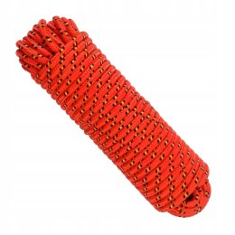 Lina Wielofunkcyjna 9,5 mm x 30 m Pomarańczowa Ogrodowa Namiotu KRAFT&DELE