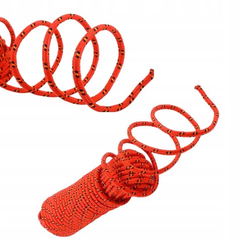 Lina Wielofunkcyjna 9,5 mm x 30 m Pomarańczowa Ogrodowa Namiotu KRAFT&DELE