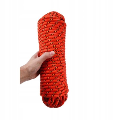 Lina Wielofunkcyjna 9,5 mm x 30 m Pomarańczowa Ogrodowa Namiotu KRAFT&DELE