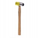 Młotek Gumowo Plastikowy 30 mm z Drewnianą Rączką 28 cm Kraft&Dele