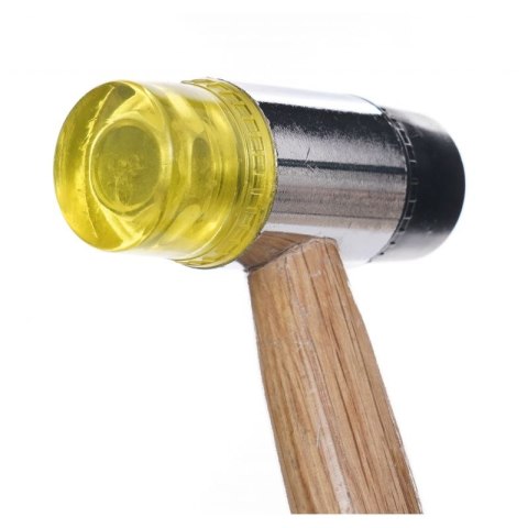 Młotek Gumowo Plastikowy 30 mm z Drewnianą Rączką 28 cm Kraft&Dele