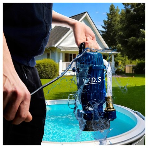 POMPA DO WODY BRUDNEJ CZYSTEJ ZANURZENIOWA SITKO SITO SZAMBA 2100W 1"