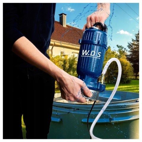 POMPA DO WODY BRUDNEJ CZYSTEJ ZANURZENIOWA SITKO SITO SZAMBA 2100W 1"