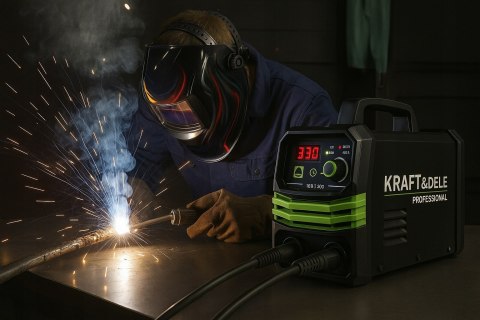 SPAWARKA INWERTOROWA INWERTEROWA 330A LCD MMA IGBT TIG LIFT MASKA PRZEWODY