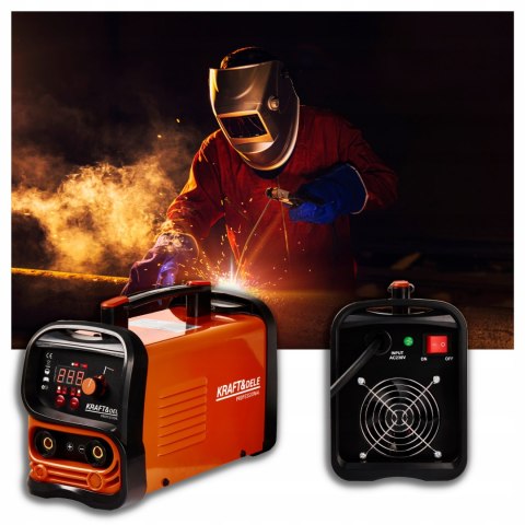 SPAWARKA INWERTOROWA INWERTEROWA IGBT MMA LIFT TIG 350A 3W1 BLUE KRAFT&DELE