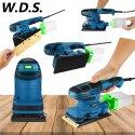 Szlifierka Oscylacyjna Gipsu Drewna Metalu W.D.S. 1500W 230V 6000-12000 RPM