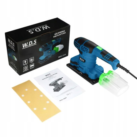 Szlifierka Oscylacyjna Gipsu Drewna Metalu W.D.S. 1500W 230V 6000-12000 RPM