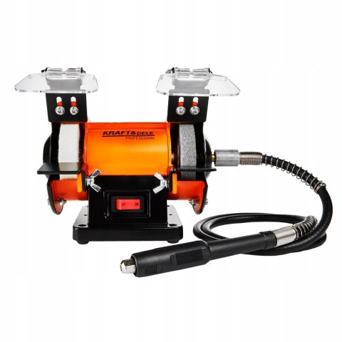 Szlifierka Stołowa 250W 230V 75x13mm 75x17mm 2850 RPM 2x Kamień Kraft&Dele