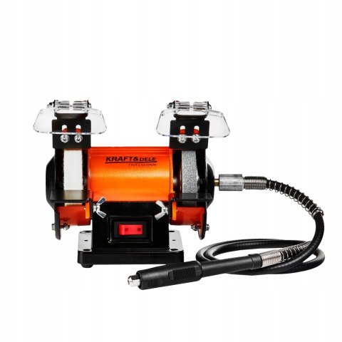 Szlifierka Stołowa 250W 230V 75x13mm 75x17mm 2850 RPM 2x Kamień Kraft&Dele