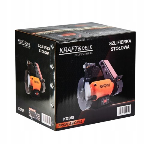 Szlifierka Stołowa Taśmowa Kamienna Drewna Metalu 2w1 150x20 mm 230V 1800 W