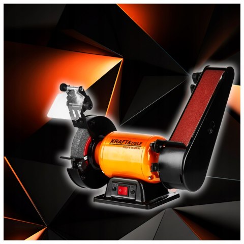 Szlifierka Stołowa Taśmowa Kamienna Drewna Metalu 2w1 150x20 mm 230V 1800 W