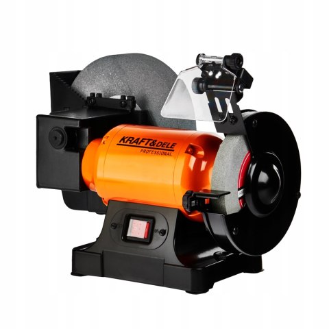 Szlifierka Stołowa Wielofunkcyjna 2x Kamień Sucho Mokro 1800W 230V 2980RPM