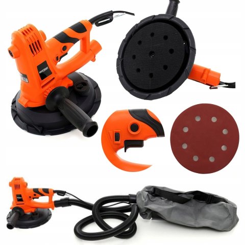 Szlifierka do Gipsu Gładzi Tynków Worek do Kurzu 1400W Kraft&Dele