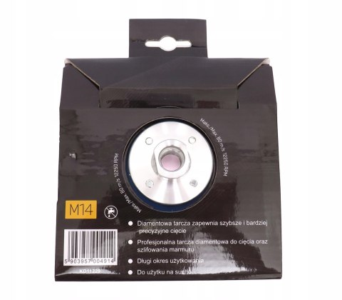 Tarcza diamentowa ścierna 125 mm tarcza do szlifowania gresu Kraft&Dele