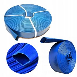 Wąż do Wody Gumowy Płaski Kraft&Dele KD776 1'' Cal 52mm 50 m