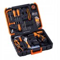 Wiertarko-Wkrętarka Akumulatorowa 18V 1,5Ah Kraft&Dele Zestaw 50 Elementów