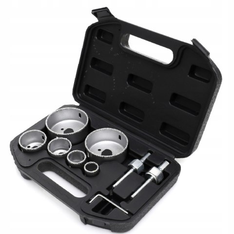 ZESTAW OTWORNIC OTWORNICE WOLFRAMOWE 22-73MM 9 ELEMENTÓW KD10285