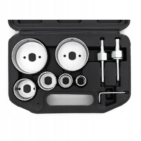 ZESTAW OTWORNIC OTWORNICE WOLFRAMOWE 22-73MM 9 ELEMENTÓW KD10285