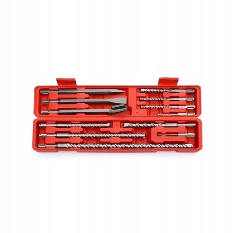 Zestaw 9 Wierteł S4 + 3 Dłuta SDS+ Kraft&Dele