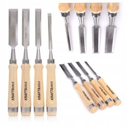 Zestaw dłut stolarskich 4 szt. 10, 16, 20, 25mm Kraft&Dele