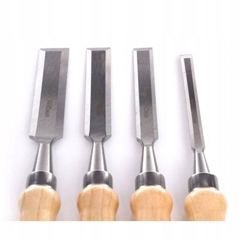 Zestaw dłut stolarskich 4 szt. 10, 16, 20, 25mm Kraft&Dele