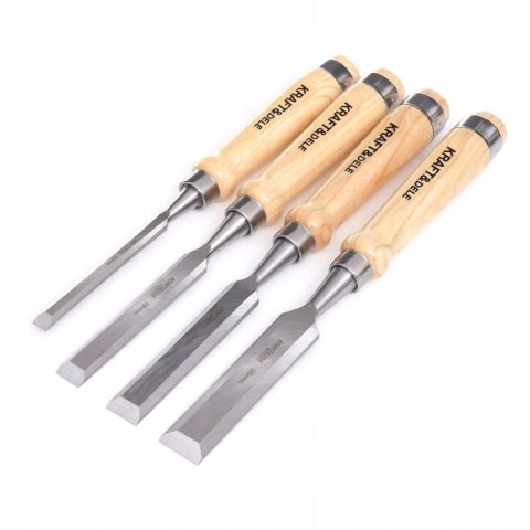 Zestaw dłut stolarskich 4 szt. 10, 16, 20, 25mm Kraft&Dele