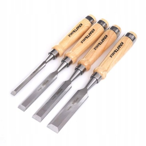 Zestaw dłut stolarskich 4 szt. 10, 16, 20, 25mm Kraft&Dele