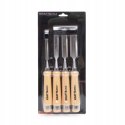 Zestaw dłut stolarskich 4 szt. 10, 16, 20, 25mm Kraft&Dele
