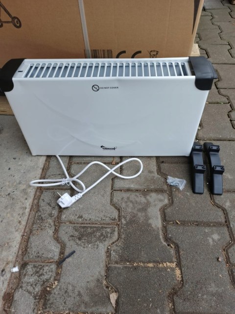 OUTLET W1083 Grzejnik PODGRZEWACZ konwektorowy Ondragon 2000 W biały