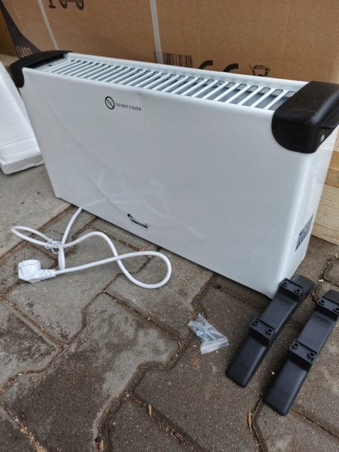 OUTLET W1083 Grzejnik PODGRZEWACZ konwektorowy Ondragon 2000 W biały